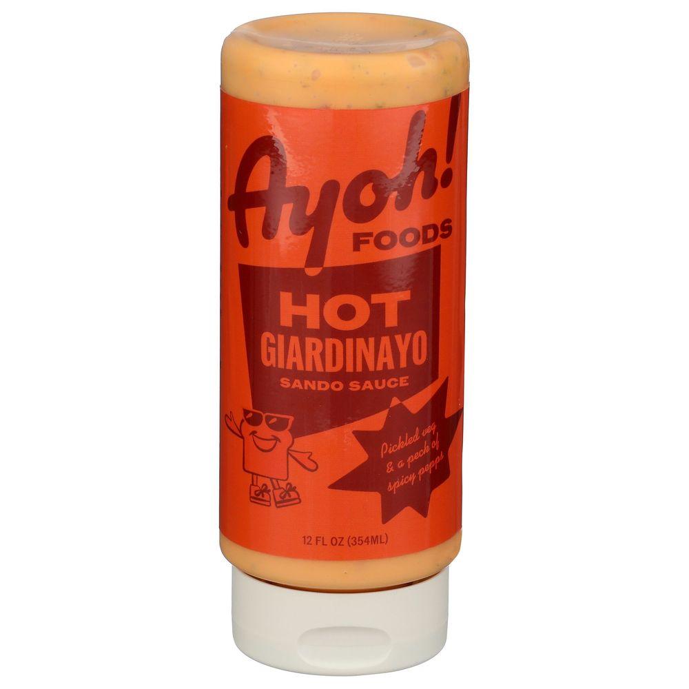 2505224 Hot Giardinayo Sando Sauce, 12 oz