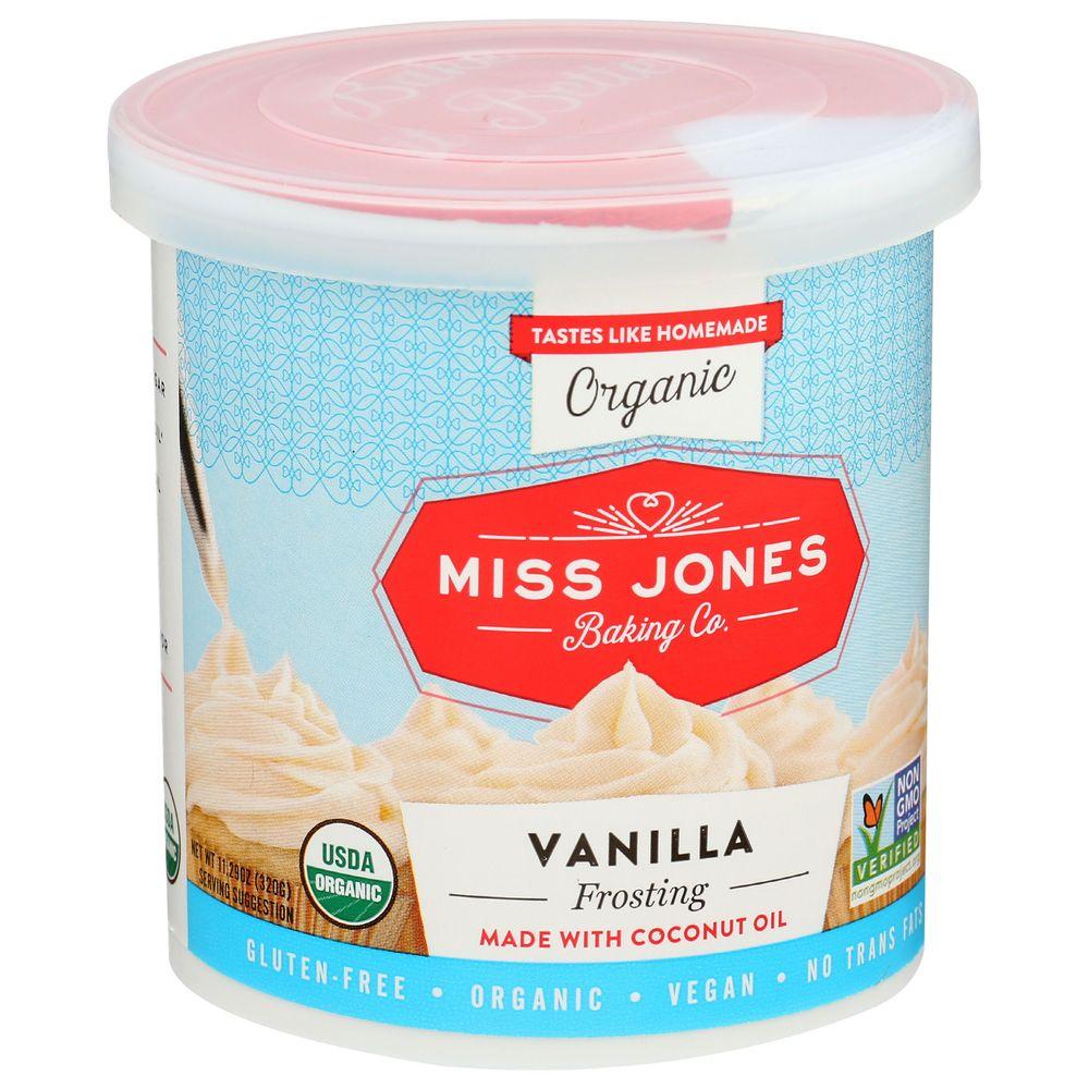267455 Organic Vanilla Frosting, 11.29 oz