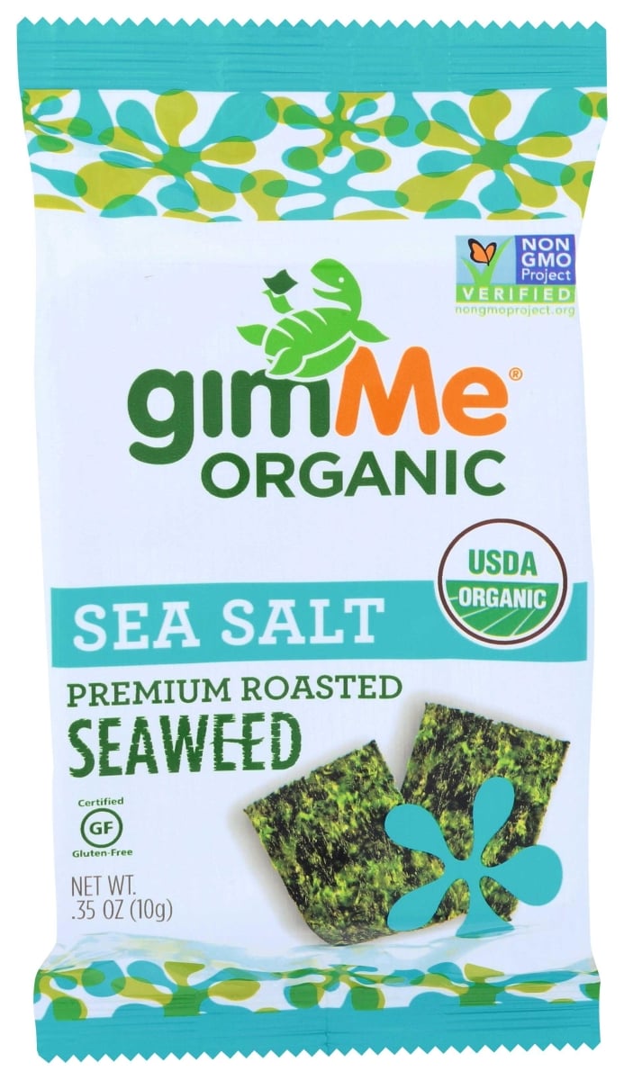 102854 Sea Salt Roasted Seaweed Snacks, 0.35 oz