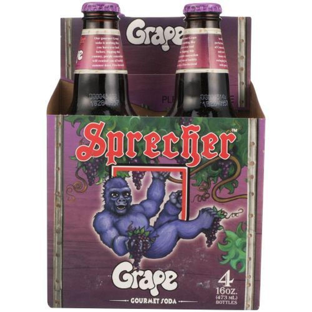 334093 Grape Soda, 64 oz - Pack of 4