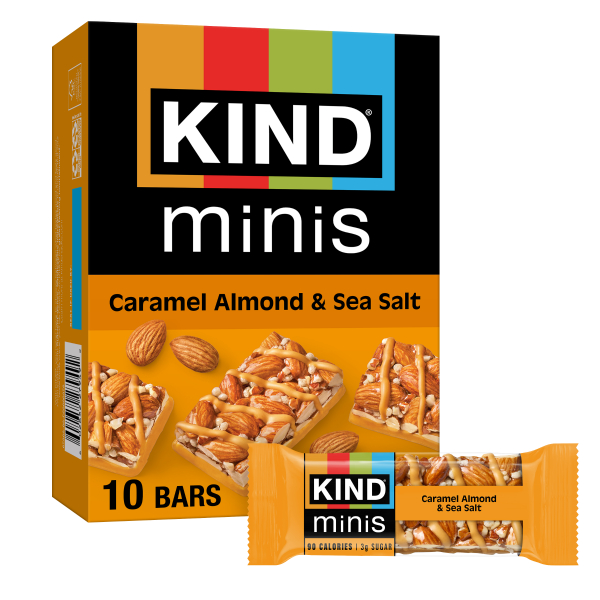 Kind Minis Caramel Dark Choc Nut and Dark Chocolate Almond Coconut, 10 CT, 7 oz - 0.7 oz | CVS