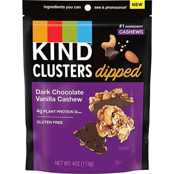 368430 4 oz Cluster Dark Chocolate Vanilla Cashew Nut