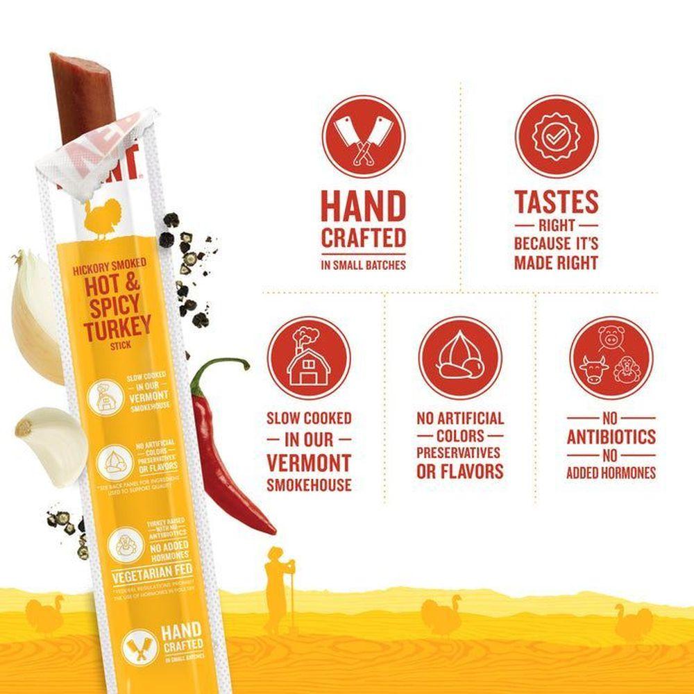 2410560 Hot & Spicy Turkey Sticks, 1 oz