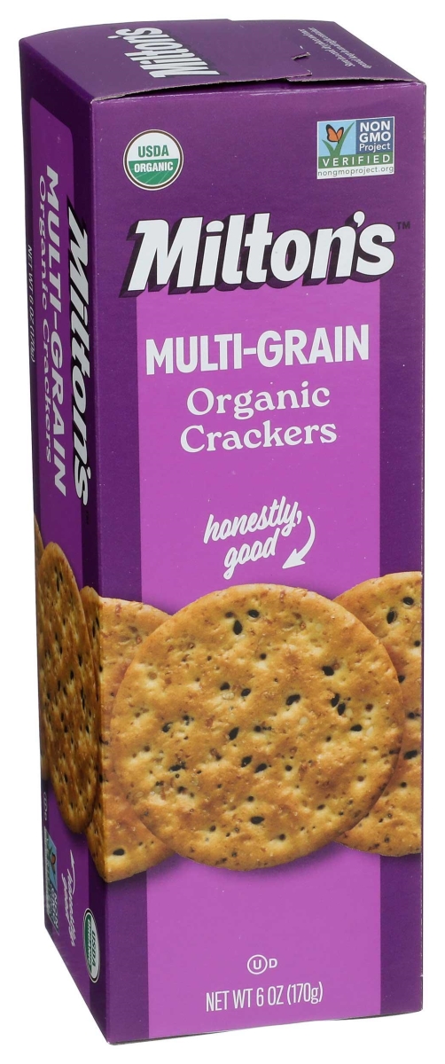 Miltons 313016 6 oz Organic Multi Grain Crackers