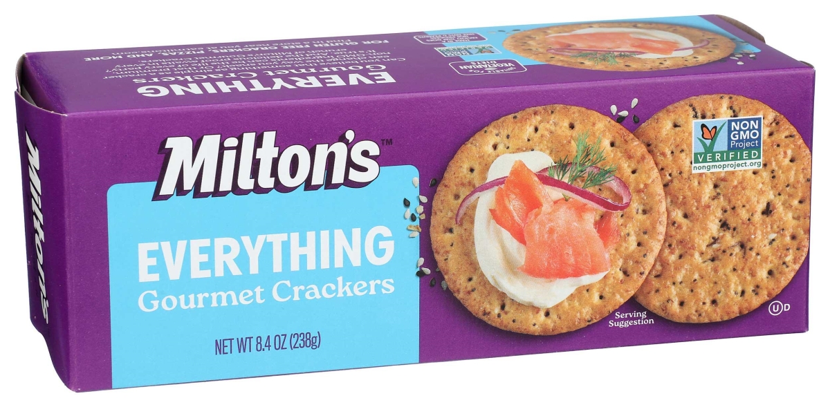 Miltons 358555 8.4 oz Gourmet Everything Cracker