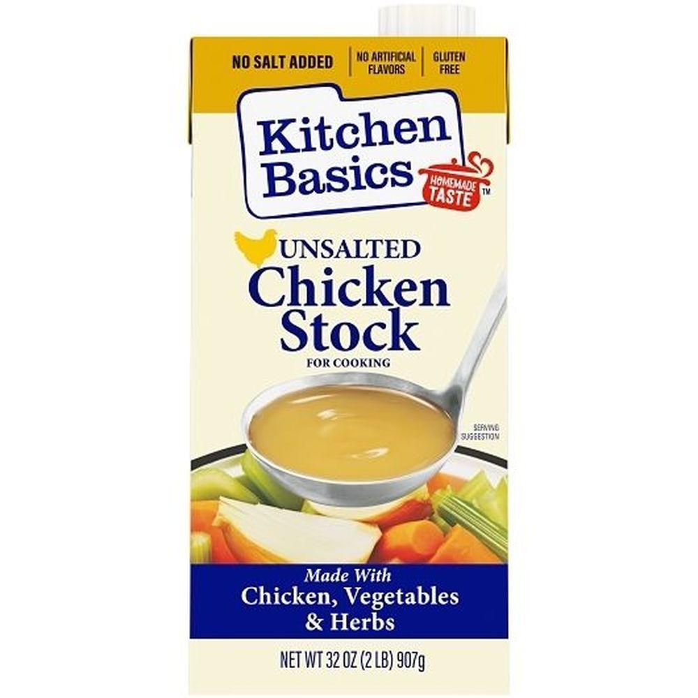 221605 No Salt Added Chicken Stock, 32 oz