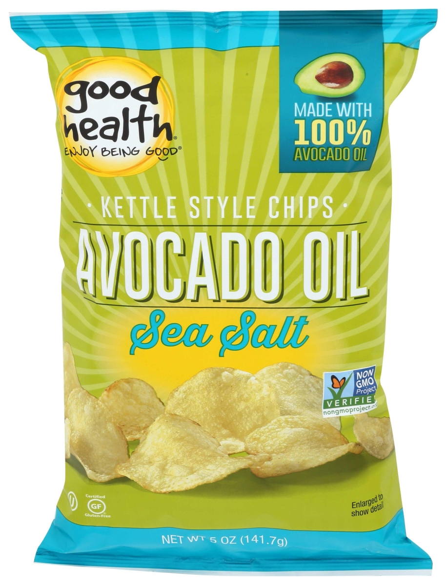 Good Health 218123 All Natural Kettle Style Sea Salt Avocado Oil Potato Chips, 5 oz