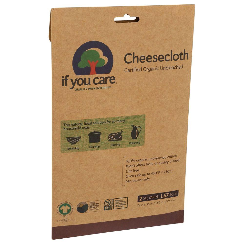 207704 Organic Unbleached Cheesecloth - 2 sq. Yards