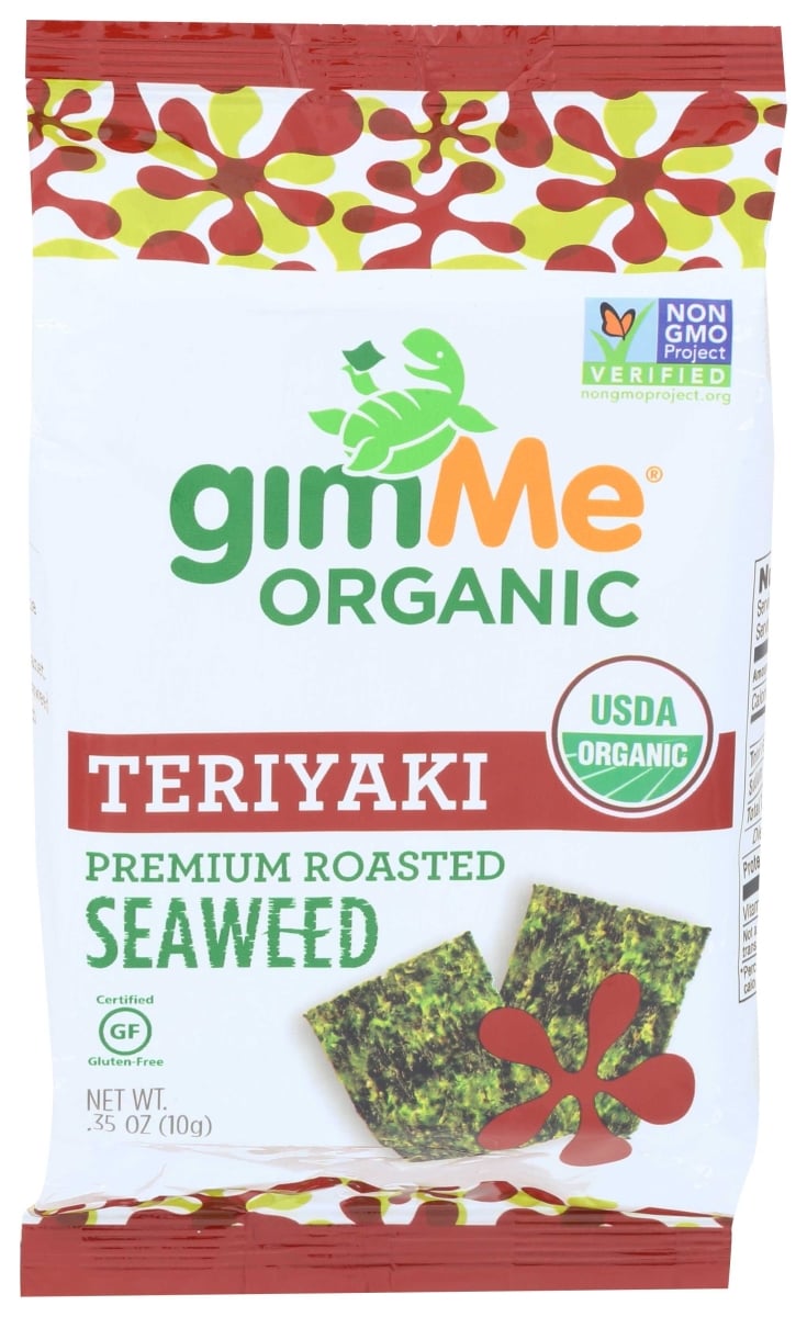 110710 Organic Teriyaki Roasted Seaweed Snacks, 0.35 oz