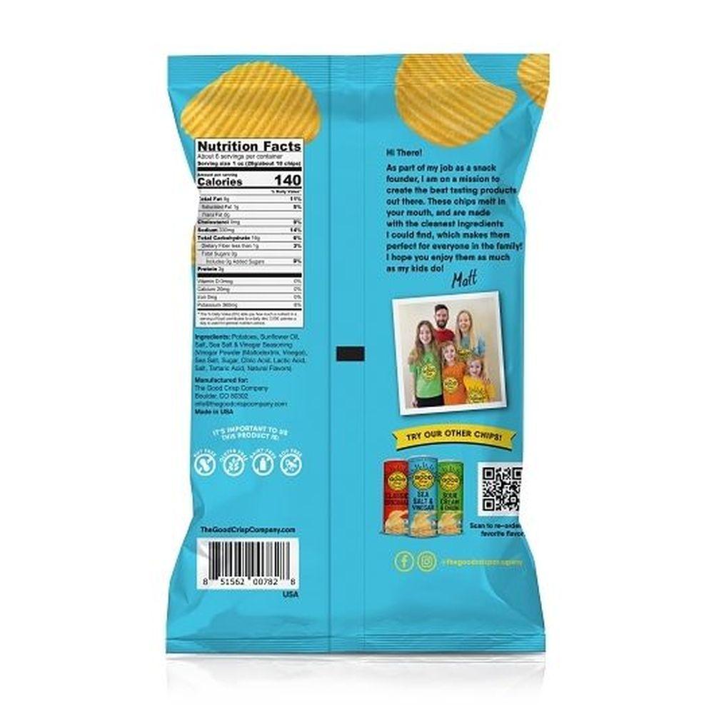 2307569 Sea Salt & Vinegar Crinkle Cut Potato Chips, 5.5 oz