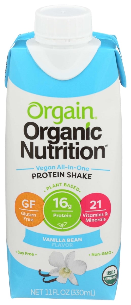 127679 11 fl oz Organic Protein Vanilla Bean Protein Shake