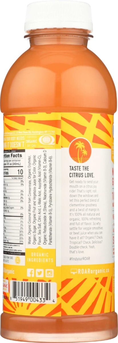 306350 18 oz Mango Clementine Electrolyte Infusion Sports Drink