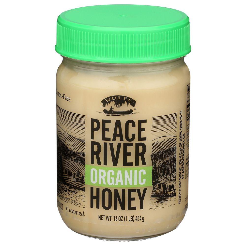 2208026 16 oz Organic Creamed Honey
