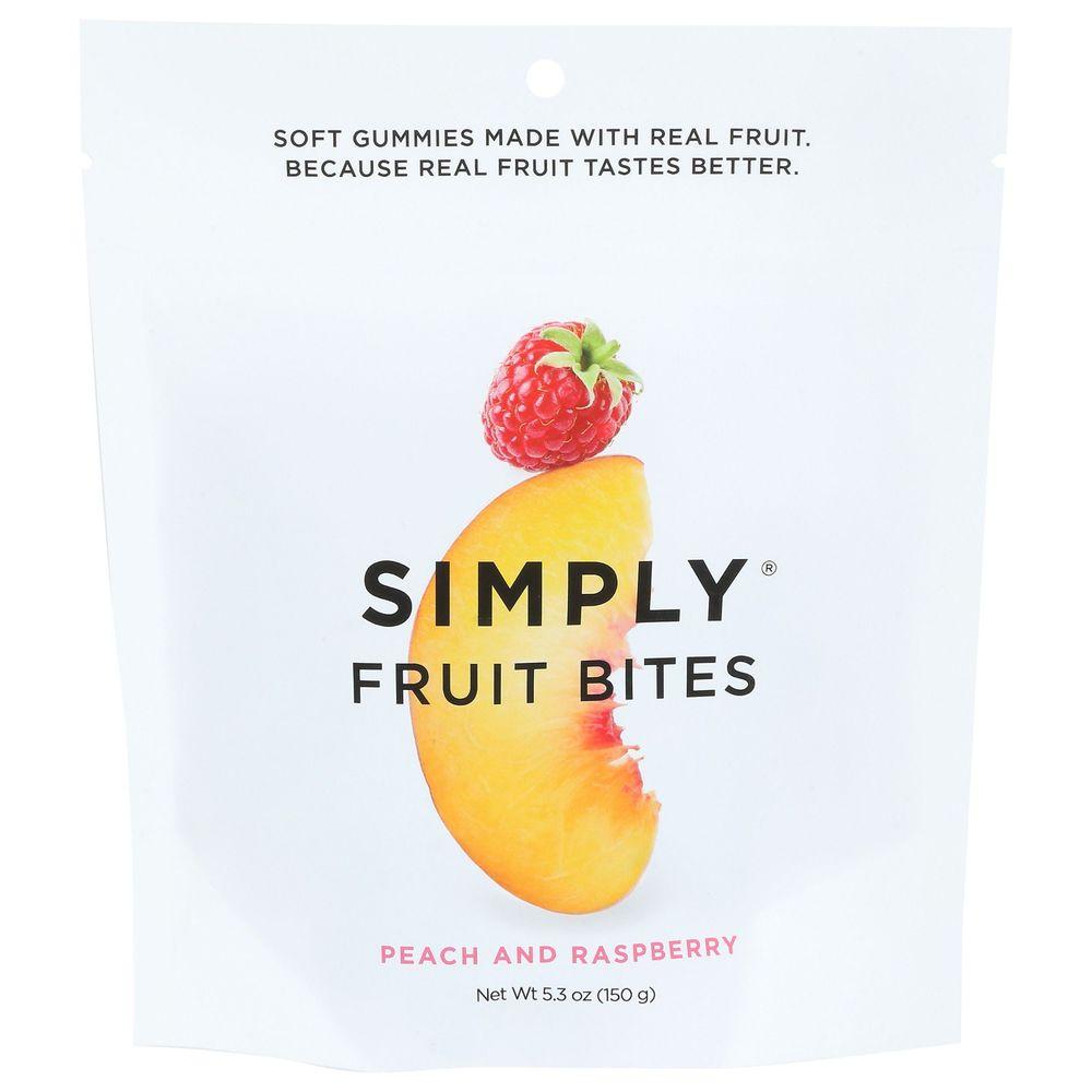 2300862 Fruit Bites Peach & Raspberry Gummies, 5.3 oz