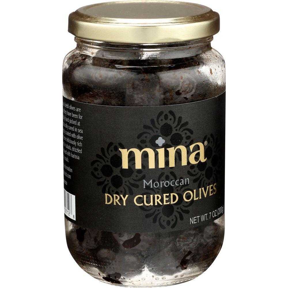 335159 Dry Cured Black Moroccan Olives, 7 oz