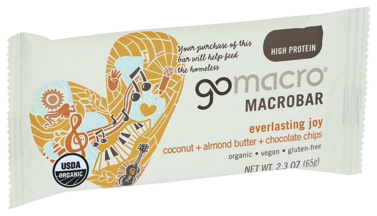 281244 2.3 oz Organic Coconut Plus Almond Butter Plus Chocolate Chips Macrobar