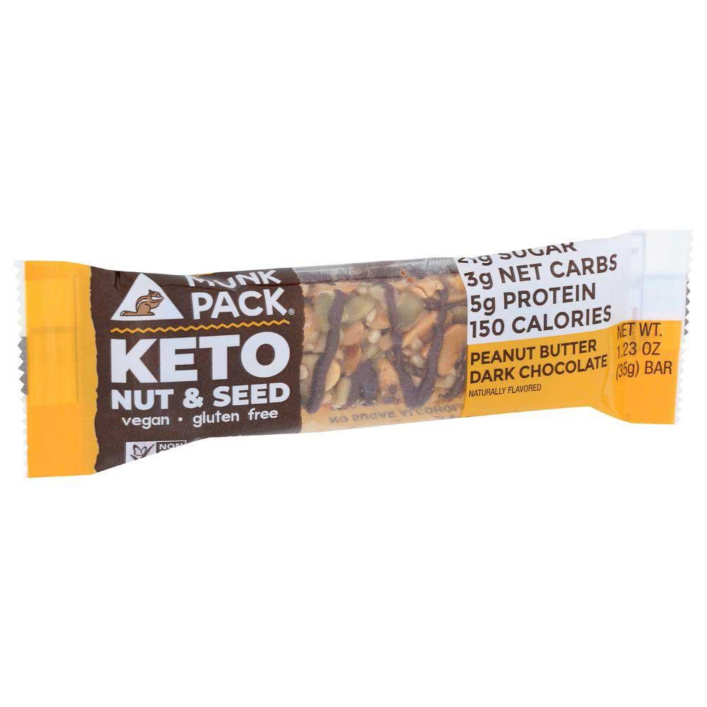 349535 1.23 oz Peanut Butter Dark Chocolate Keto Nut & Seed Bar