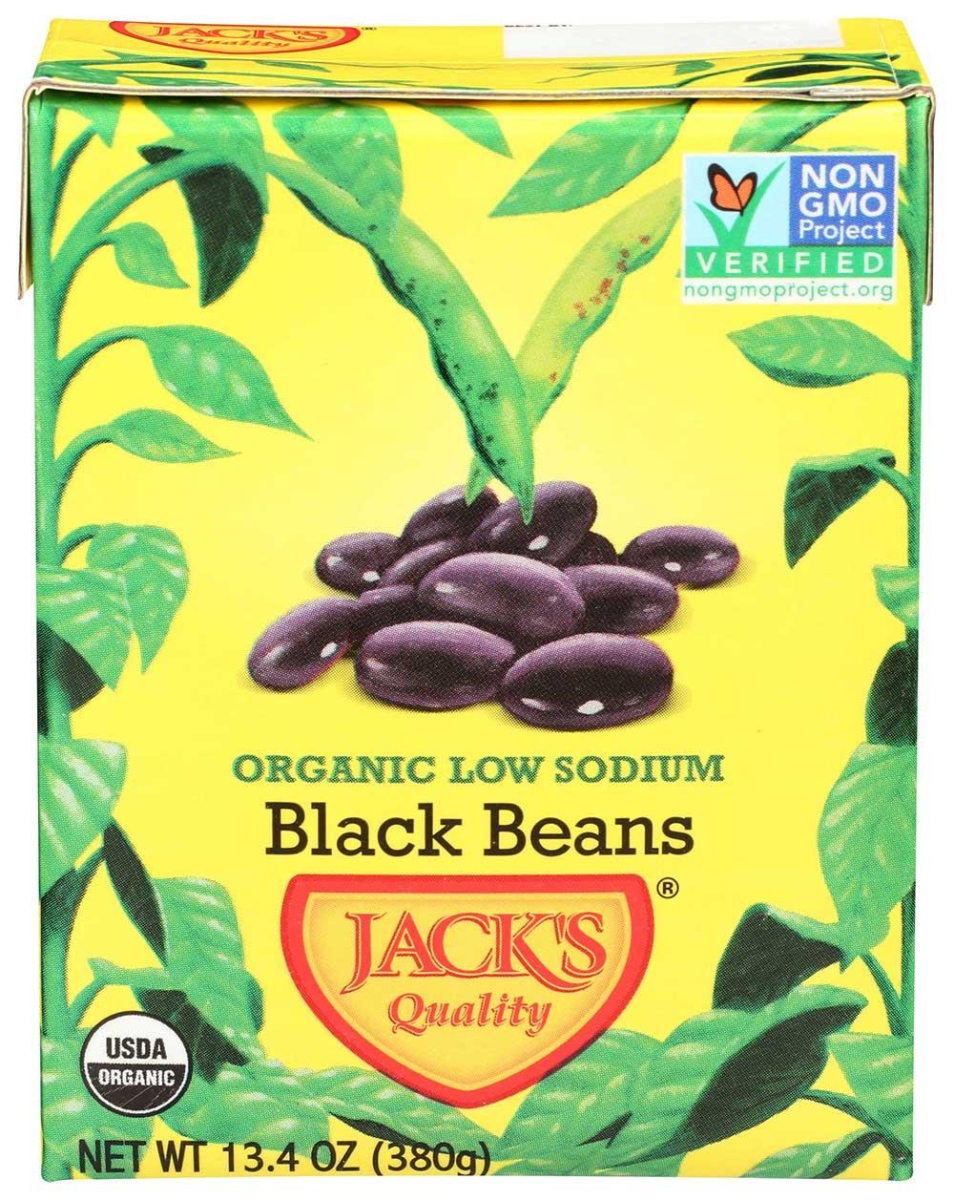 272510 Organic Low Sodium Black Beans, 13.4 oz