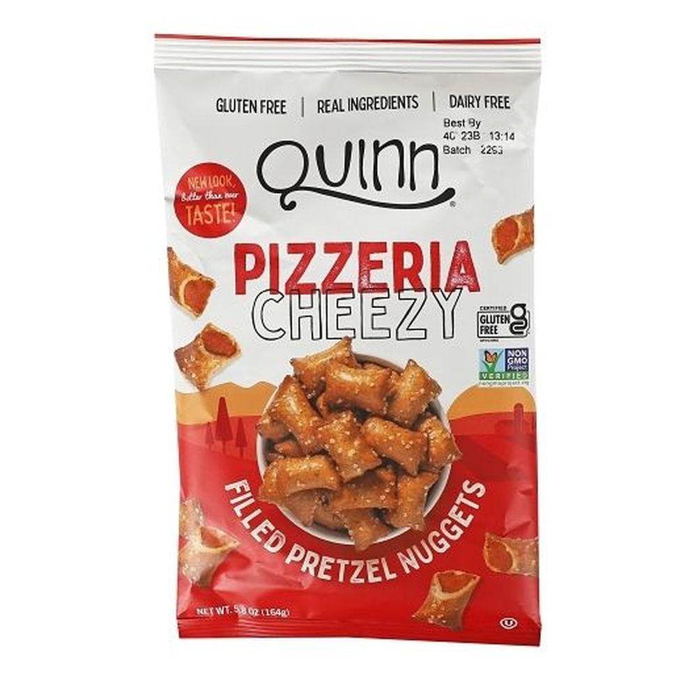 392915 5.8 oz Plant Based Cheezy Pizzeria Style Filled Pretzel Nugget