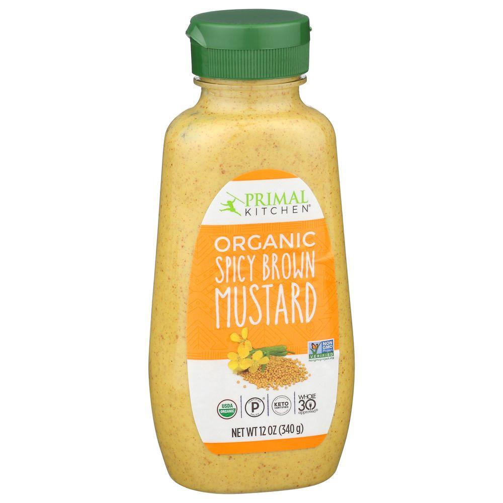329205 Organic Spicy Brown Mustard, 12 oz