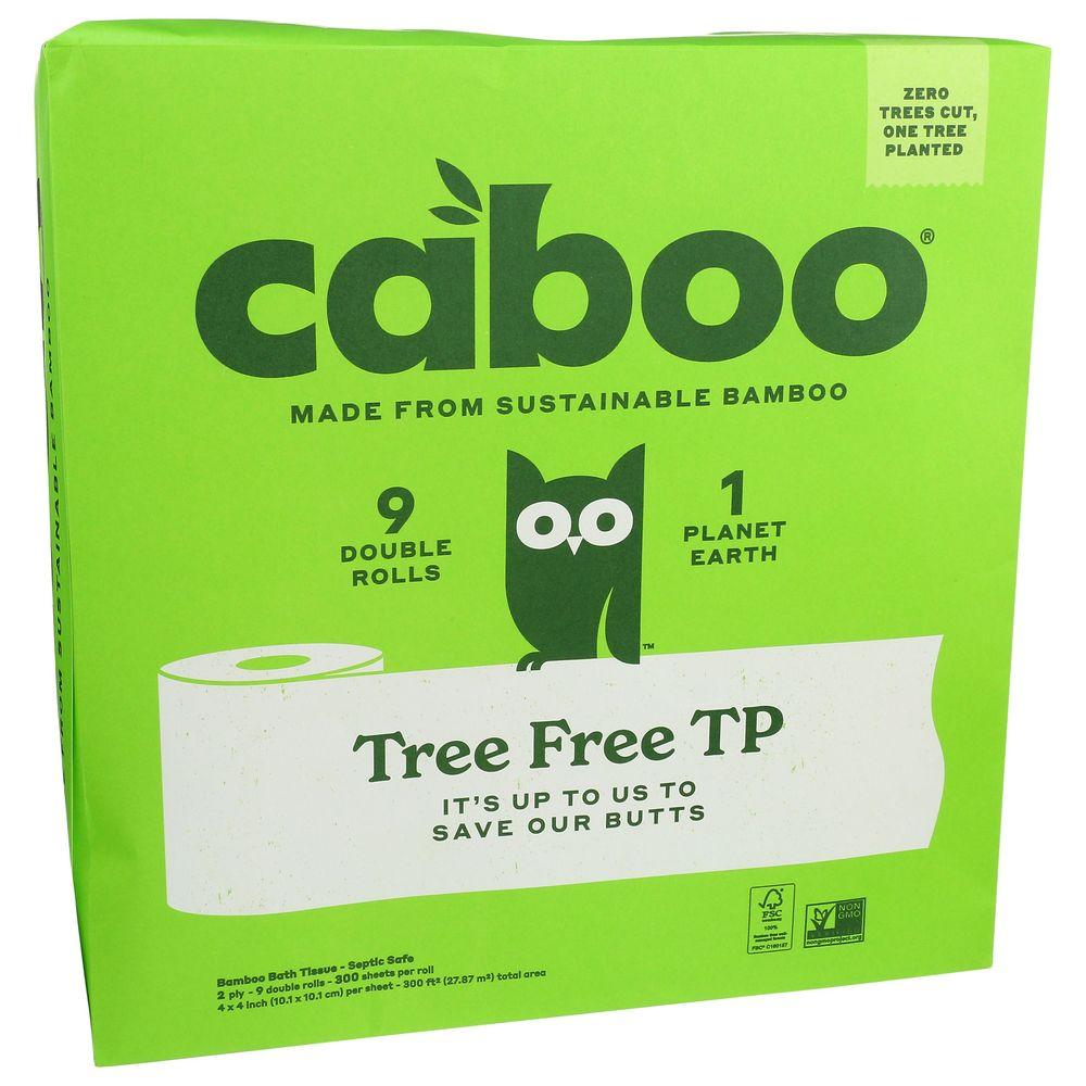 388925 Bamboo Double Roll Bath Tissue - Pack of 9