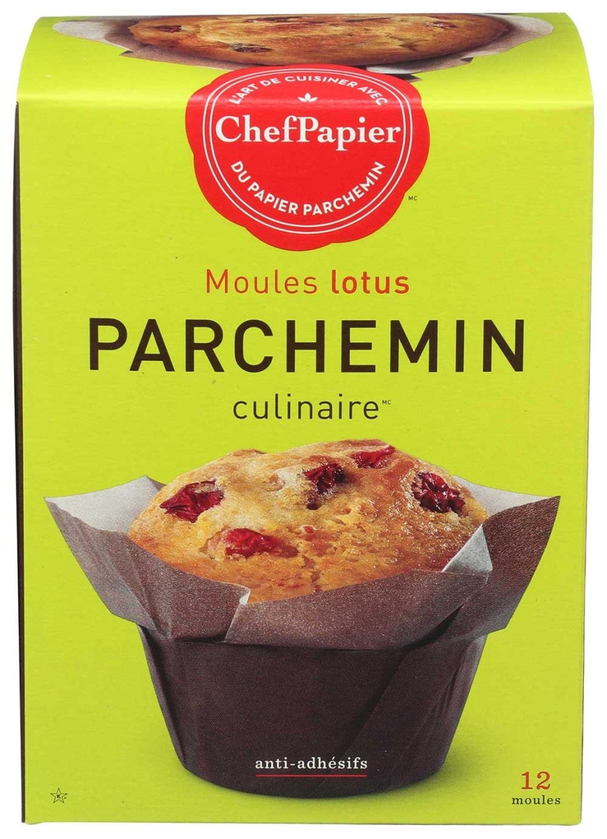 75048 Paperchef Moules Lotus Parchment Baking Cup