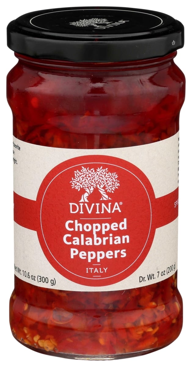 Divina 349868 Chopped Calabrian Peppers, 10.6 oz