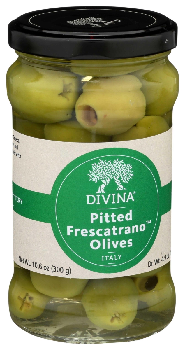 Divina 397470 Pitted Frescatrano Olives, 4.9 oz
