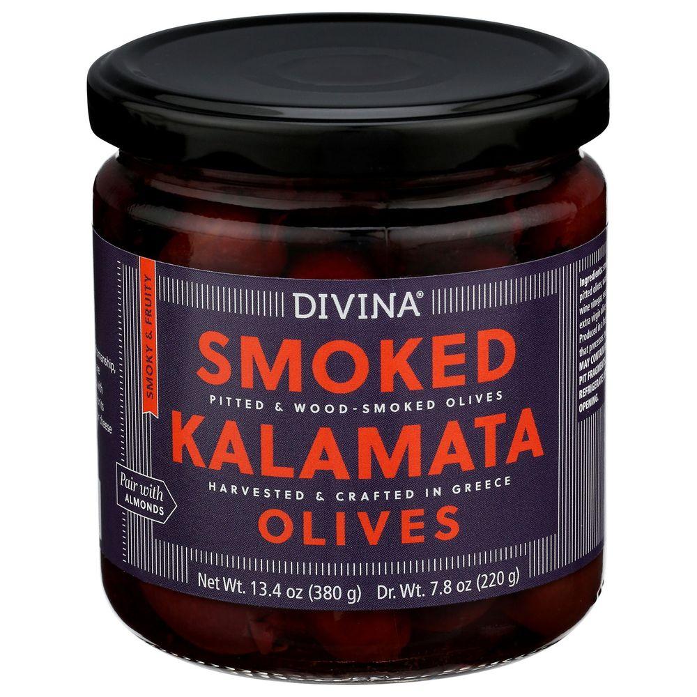 Divina 2207333 Smoked Kalamata Olives, 7.8 oz