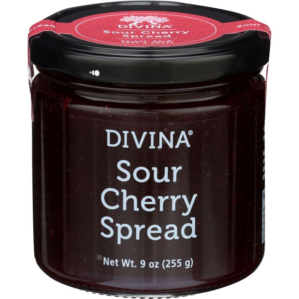 Divina 280985 9 oz Sour Cherry Spread