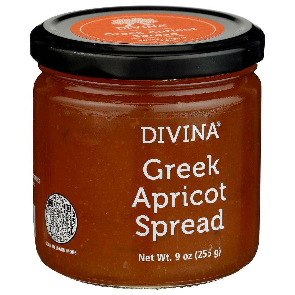 Divina 2416130 9 oz Greek Apricot Spread