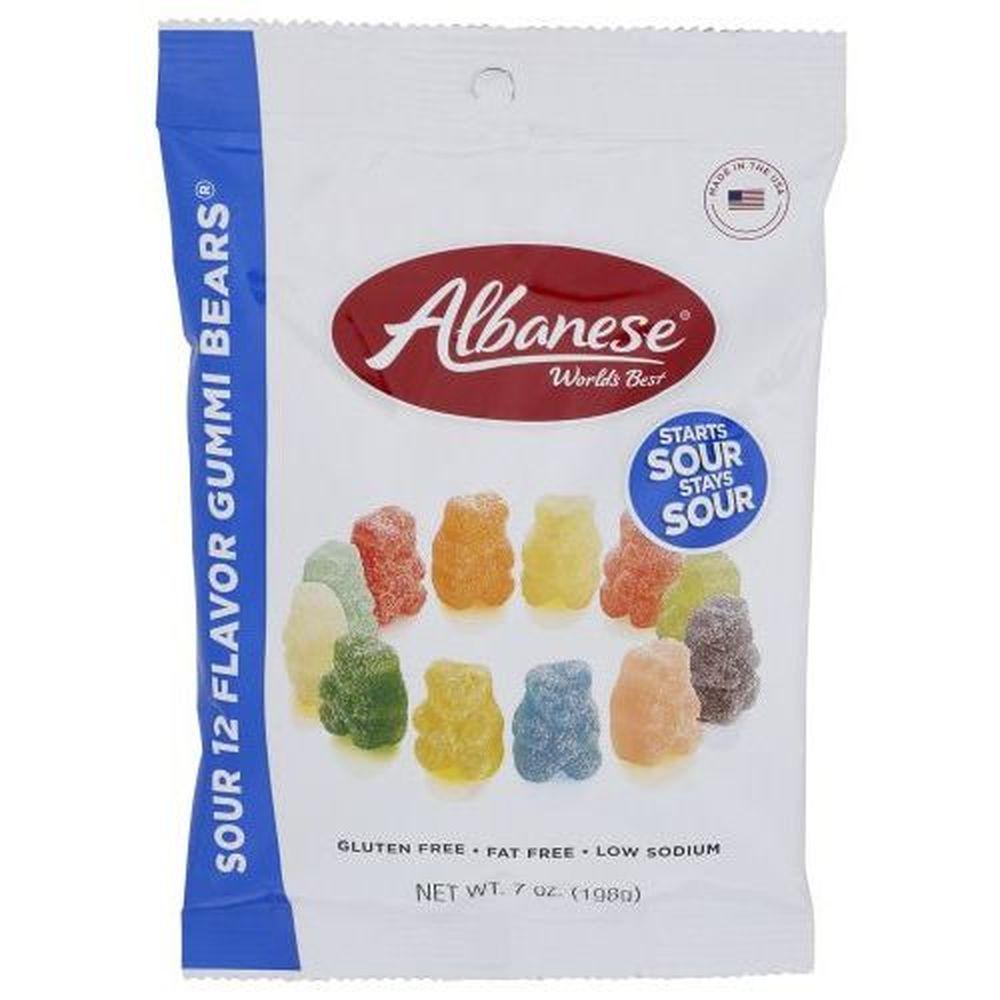 2207727 Sour 12 Assorted Flavors Gummi Bears Candy44 7 oz Bag