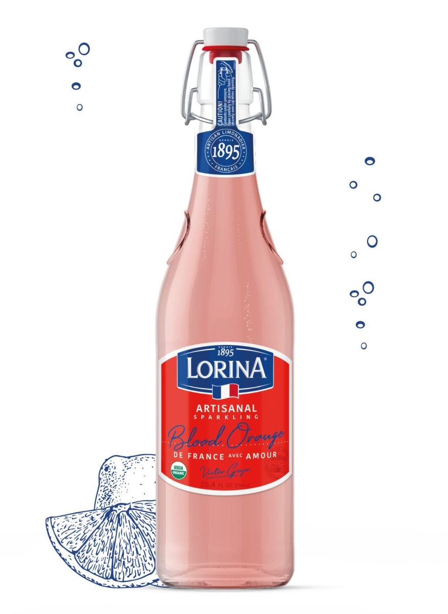 206573 25.4 fl oz Artisanal Sparkling Blood Orange Lemonade
