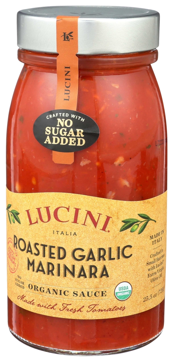 207491 Organic Roasted Garlic Marinara Pasta Sauce, 25.5 oz