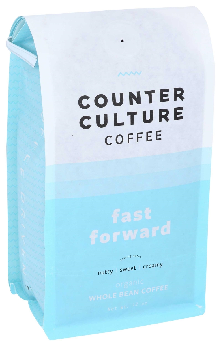 379421 Fast Forward Organic Whole Bean Coffee, 12 oz