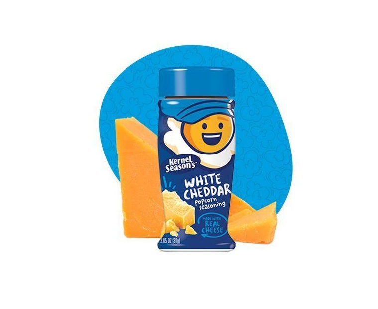 71821 White Cheddar Flavored Popcorn Seasoning, 2.85 oz