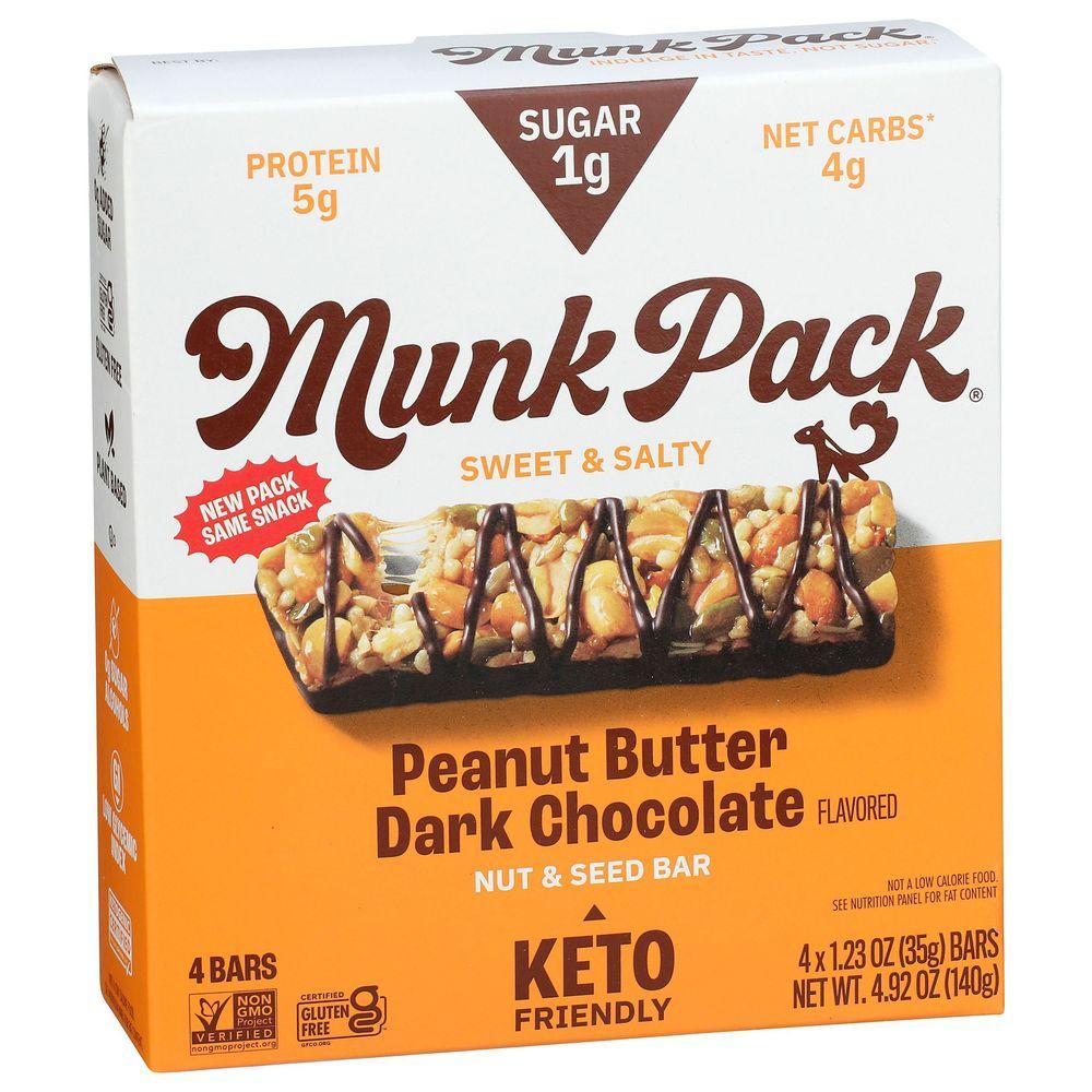 385931 4.92 oz Peanut Butter Dark Chocolate Nut & Seed Bar - Pack of 4