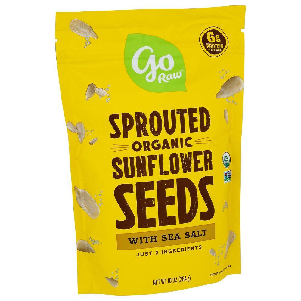 2200250 10 oz Organic Sprouted Sunflower Seeds with Sea Salt
