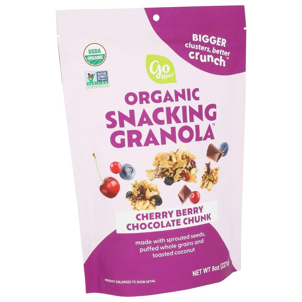2417288 Organic Cherry Berry Chocolate Chunk Snacking Granola, 8 oz