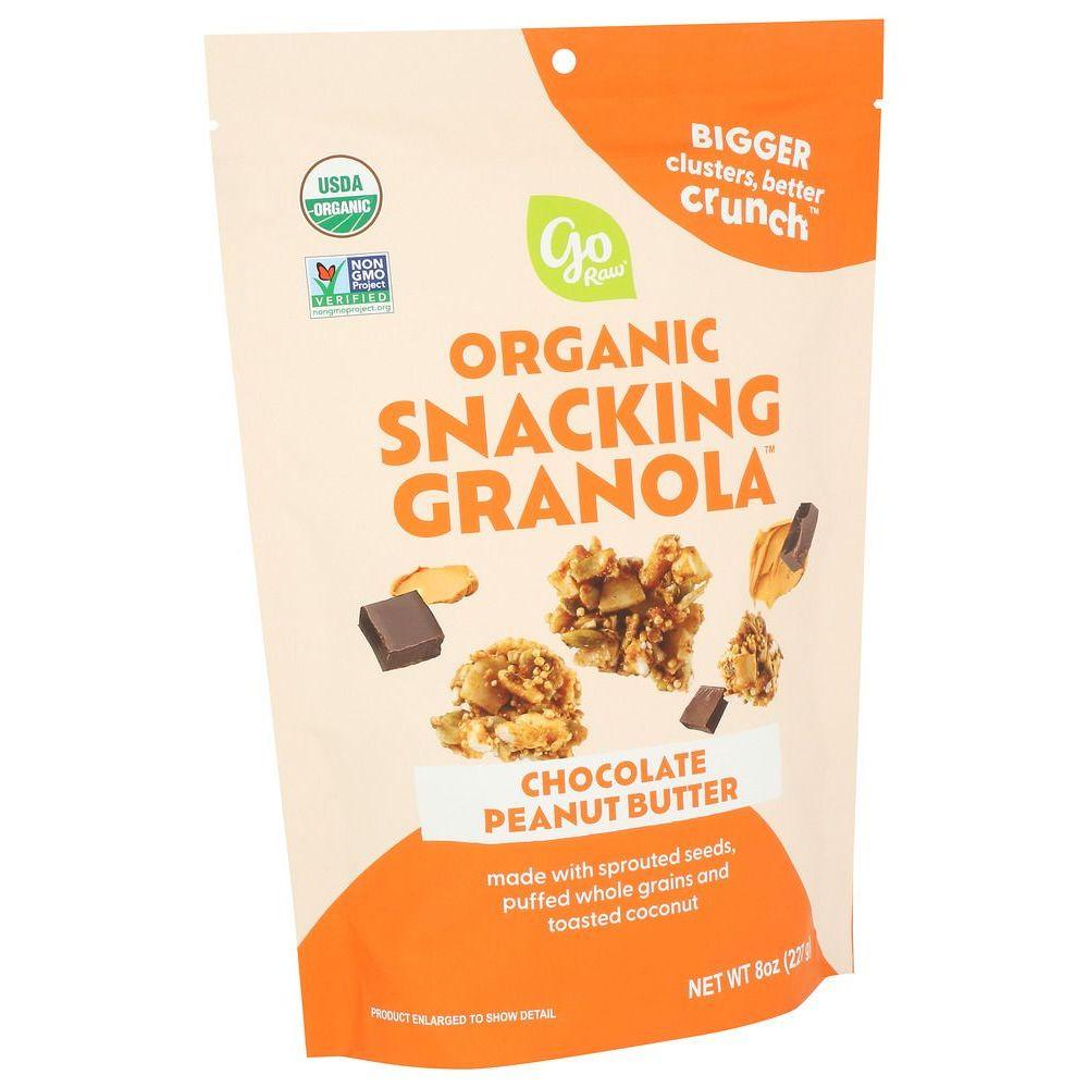 2417286 Organic Chocolate Peanut Butter Snacking Granola, 8 oz