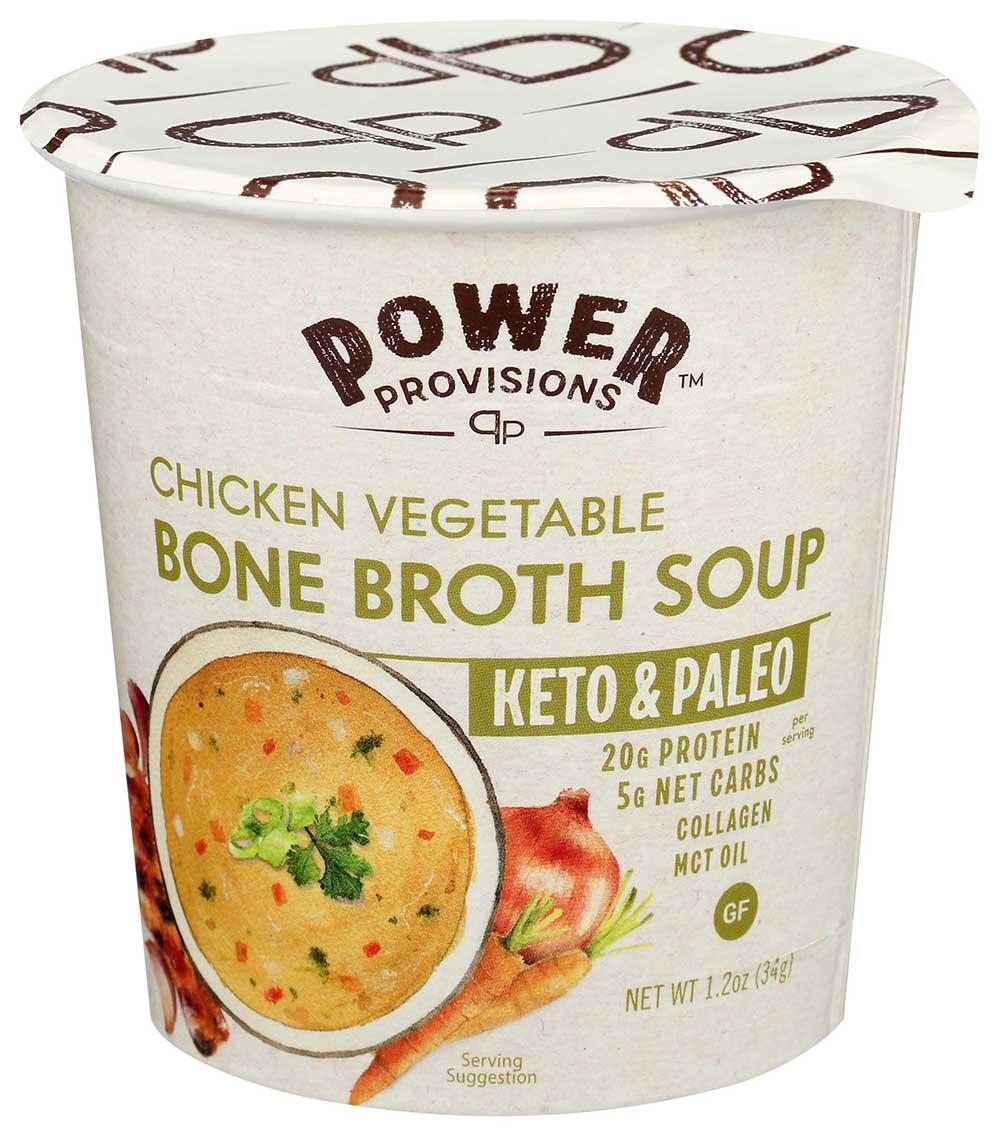 361960 Chicken Vegetable Bone Broth Soup, 1.2 oz Cup