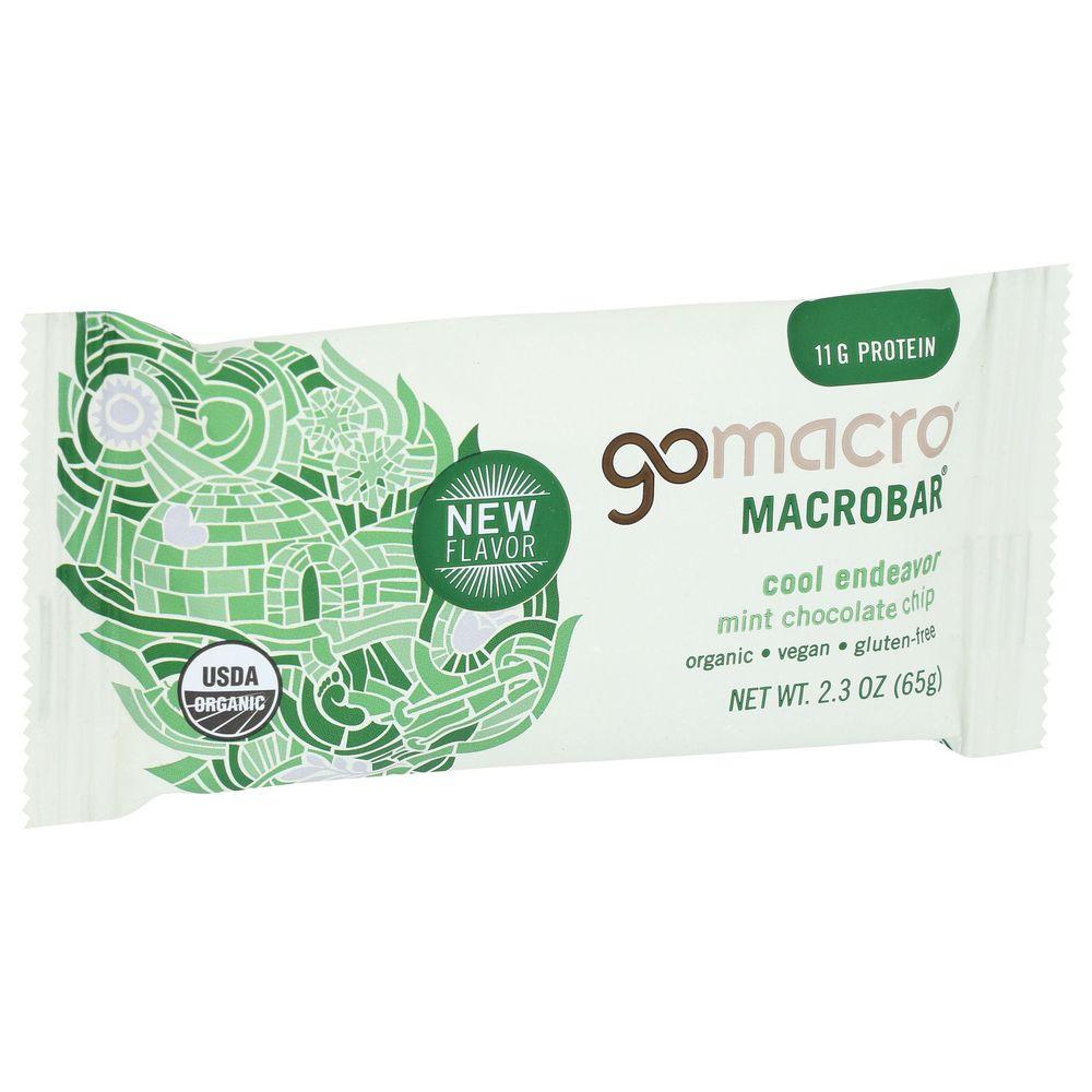 2205736 2.3 oz Organic Mint Chocolate Chip Macrobar