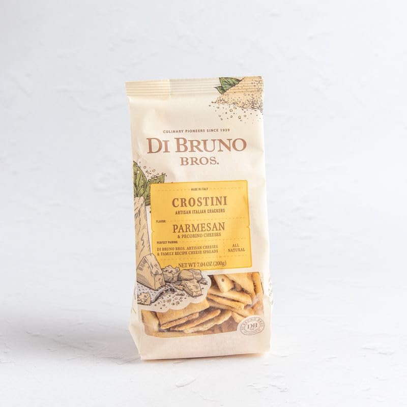 Dibruno 407951 7.04 oz Parmesan & Pecorino Crostini