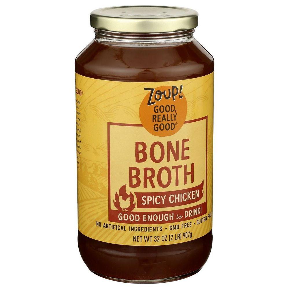 362874 Spicy Chicken Bone Broth, 32 oz