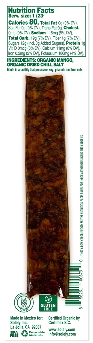 Solely Mango with Chili & Salt Spicy Fruit Jerky, 0.8 oz | CVS