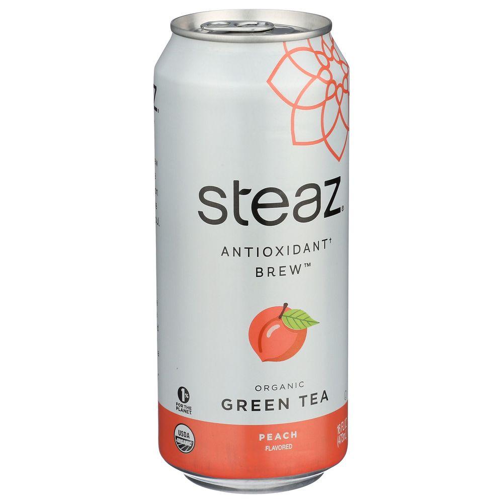 225352 16 fl oz Antioxidant Brew Organic Peach Iced Green Tea