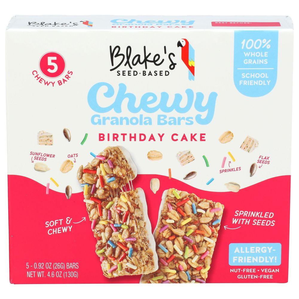 2300346 4.6 oz Birthday Cake Chewy Granola Bar - 5 Count