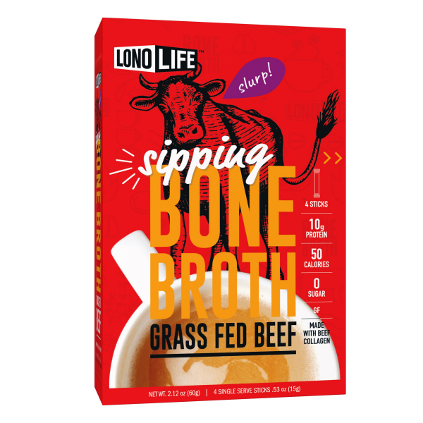 298688 2.12 oz Beef Stick Bone Broth - Pack of 4