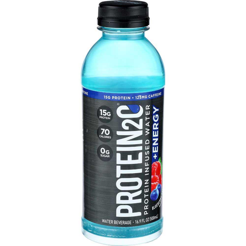 338183 16.9 fl oz Plus Energy Blueberry Raspberry Protein Infused Water