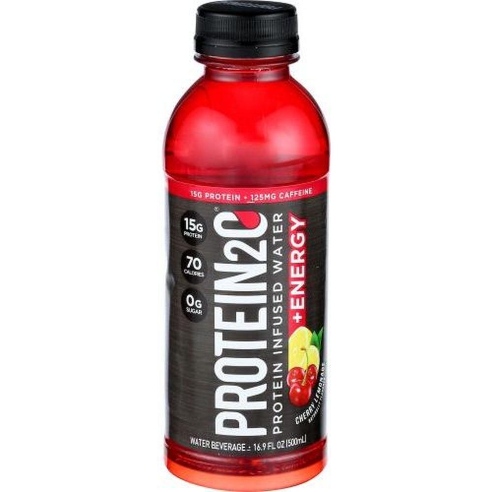 338184 16.9 fl oz Cherry Lemonade Protein Infused Water